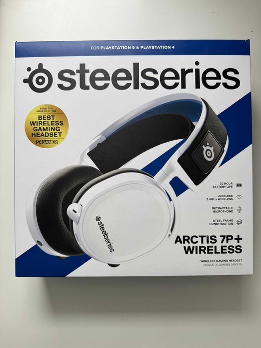 Căști Gaming SteelSeries Arctis 7P+ (white)