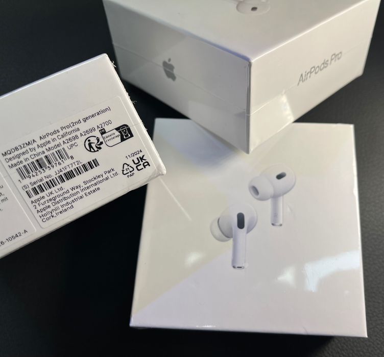  Apple AirPods Pro 2nd Gen -последен модел Запечатани MQD83ZM