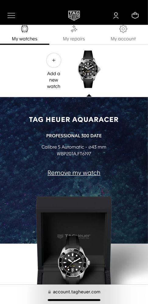 TAG Heuer Aquaracer 300 Professional