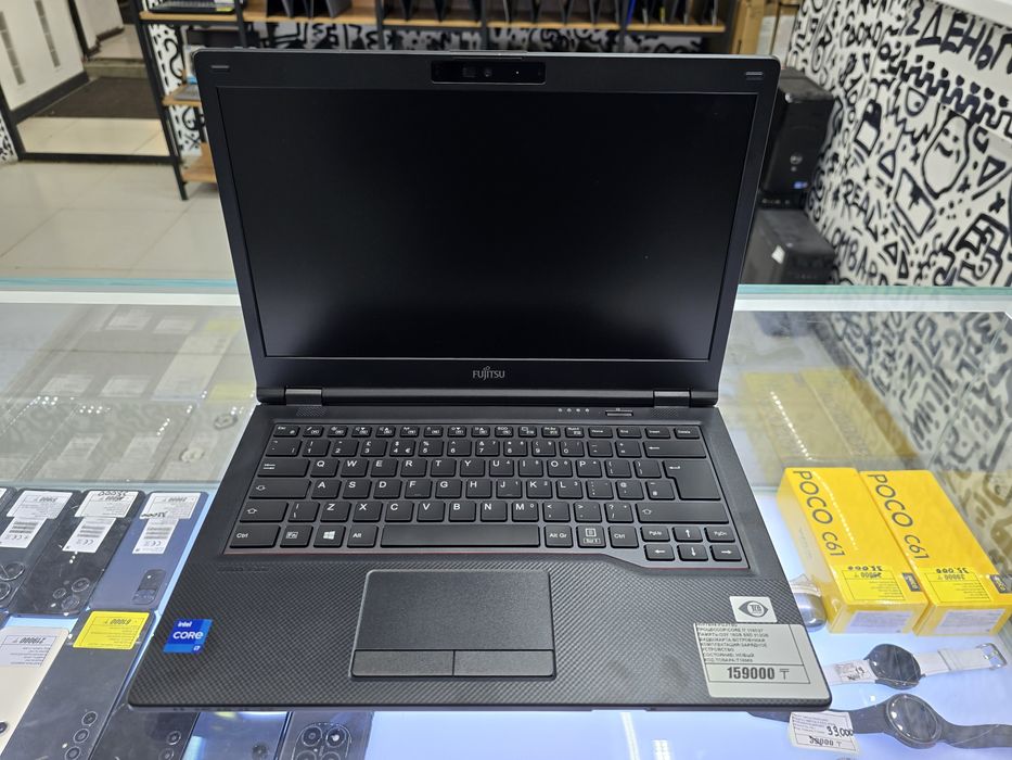 Новый ноутбук Fujitsu core i7 1165g7 озу 16gb ssd512gb рассрочка