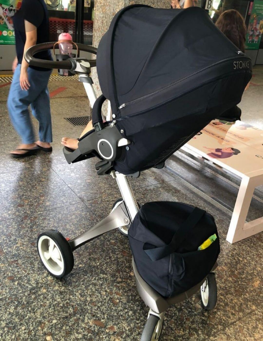 Stokke Xplory v4 Бебешка количка Dark Navy