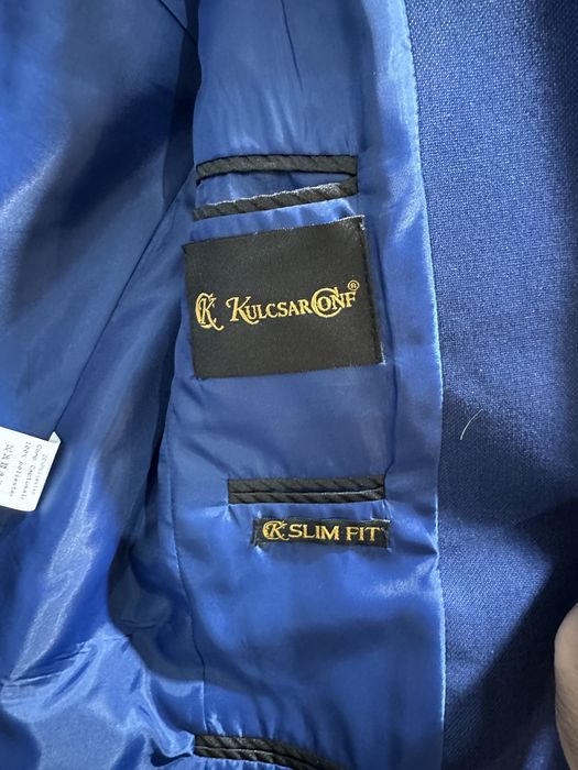 Sacou barbati albastru