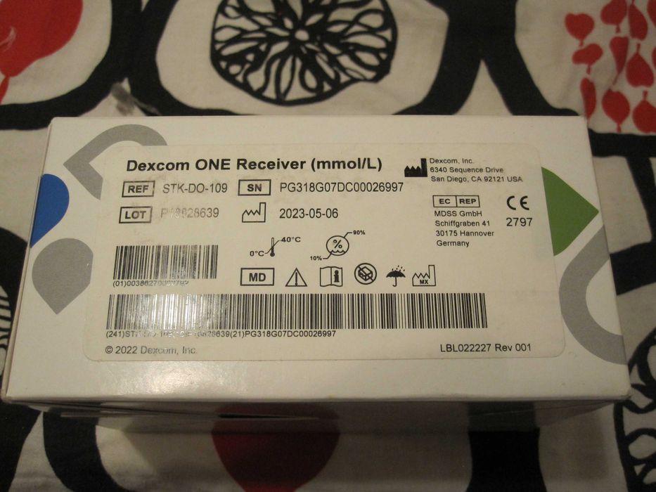 приемник за показване на кръвна захар за сензор