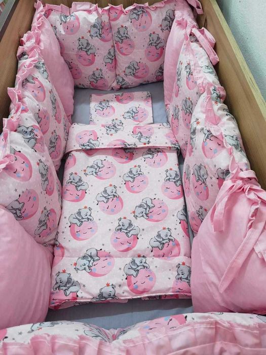 Тотална ликвидация!Бебешко спално бельо-обиколници,спално бельо и др.