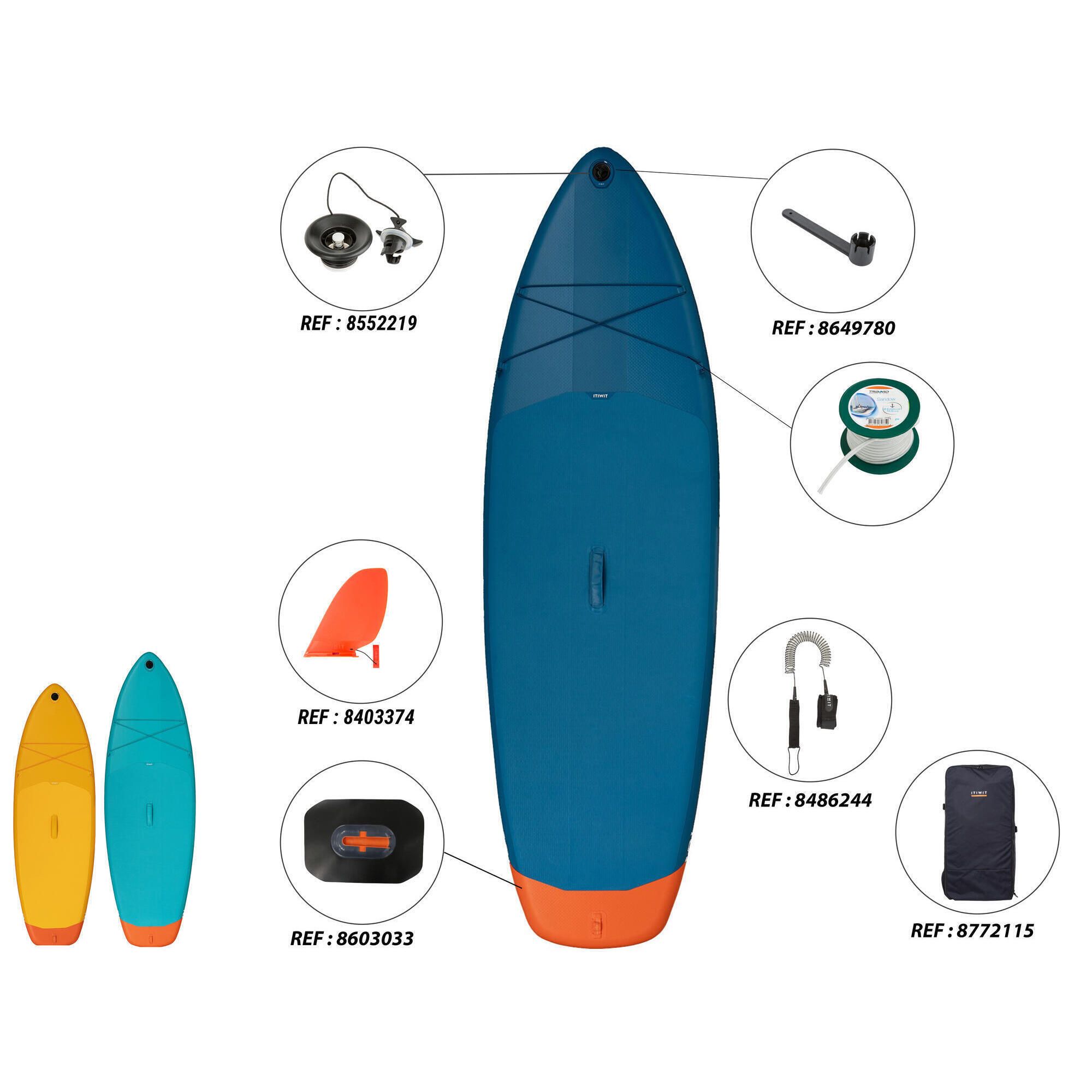 Stand up paddle gonflabil mărimea L - produs resigilat (nou) Decathlon