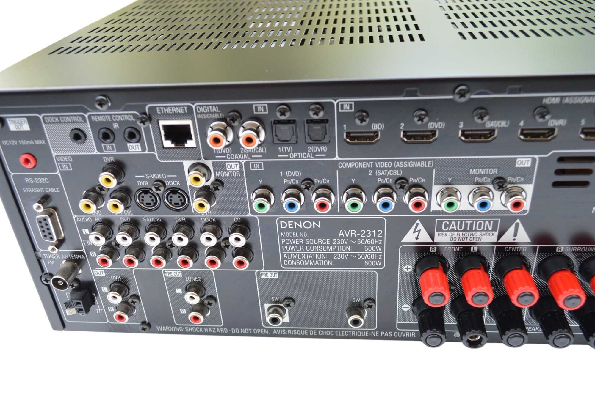 Amplificator Denon AVR 2312 cu Network, HDMI