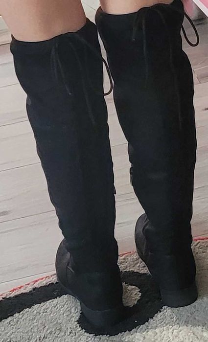 Cizme negre primavara vara