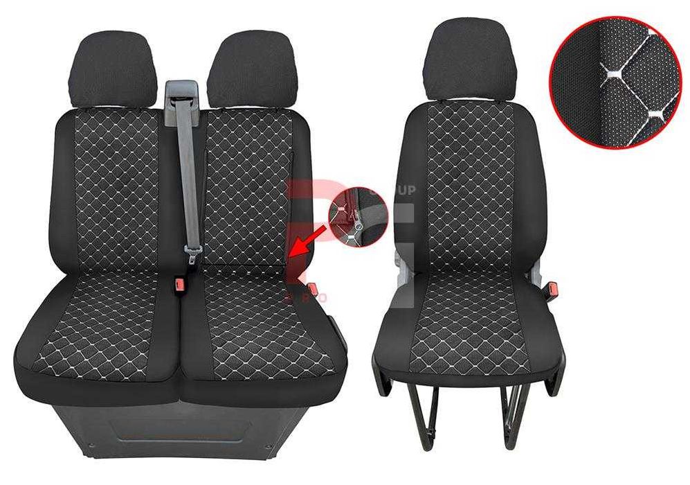 Huse scaune tapiserie 2+1  Iveco Daily 2018+