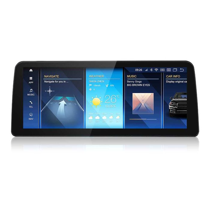 Navigatie Bmw E60 E61 E90 4/8 GB RAM Android 14 Carplay CAMERA MONTAJ