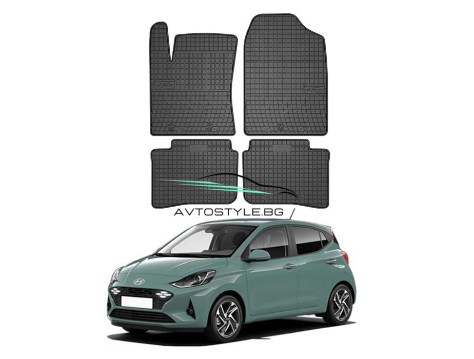 Гумени стелки за Hyundai i10 Hatchback след 2019 г., Frogum - El Toro