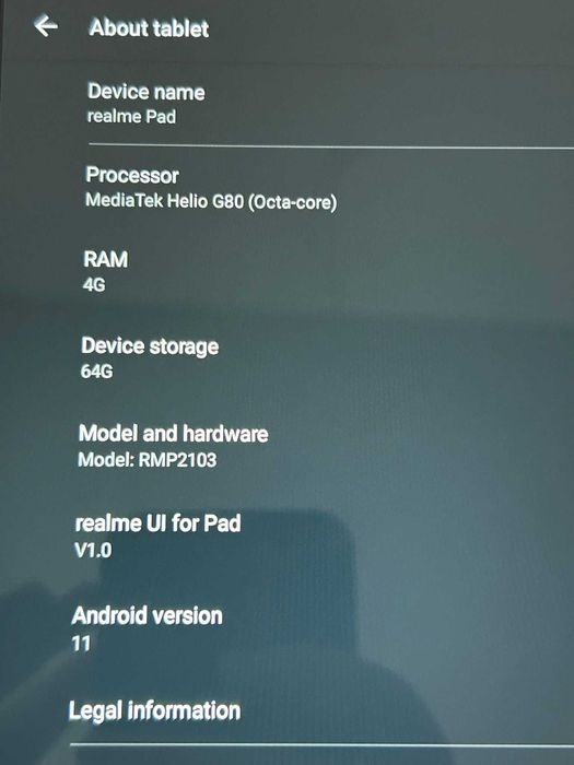 Tableta Realme Pad