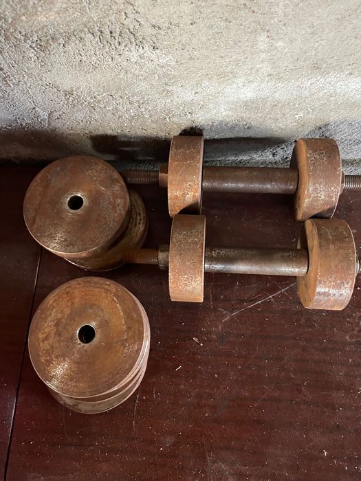 Продам гантель сделано своими руками :2 гантели каждый по 16 кг