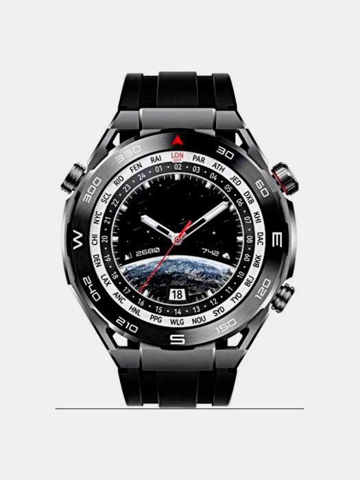 Часы Huawei Watch Ultimate 46Mm Black, Rubber Strap
