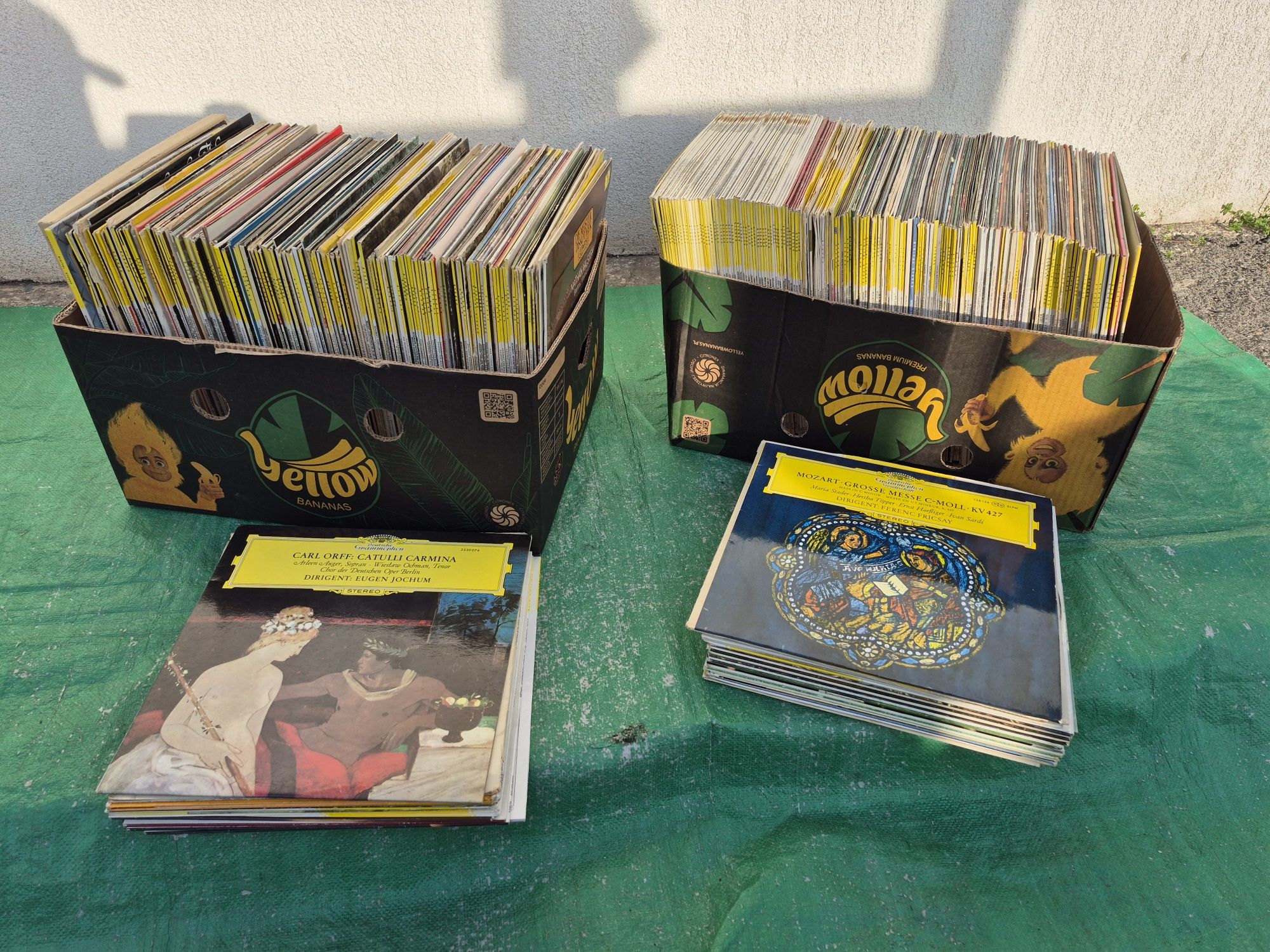 Vand 200lp Discuri Vinil colectia Deutsche Grammophon muzică clasică