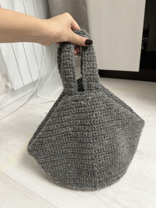 Вязанная стильная авоська Zara