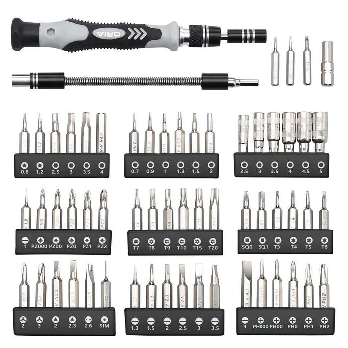 Surubelnita de precizie - Oria 60 in 1 Precision Kit (iPhone, Macbook)