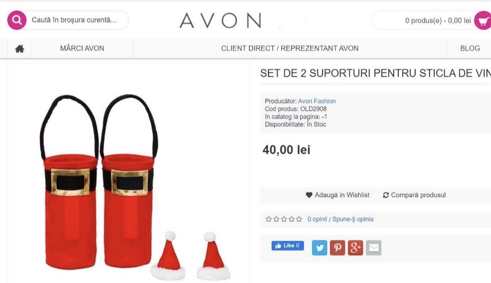 Set 2 suporturi/huse decorative pentru sticlele de vin de Craciun