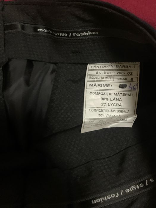 Pantaloni de stofa negri