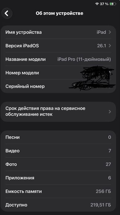 Ipad pro 11 256 gb sotladi