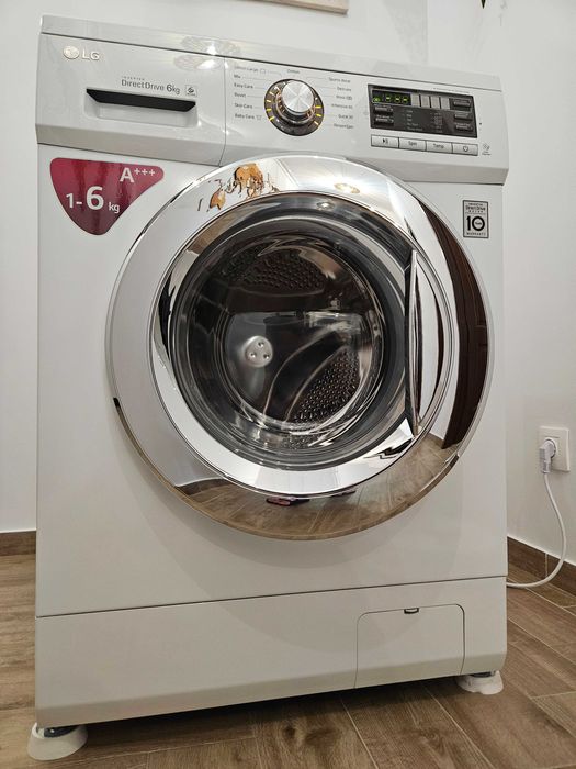 Masina de spalat rufe Slim LG F1296NDA3, 6 kg, 1200 rpm, Clasa A+++