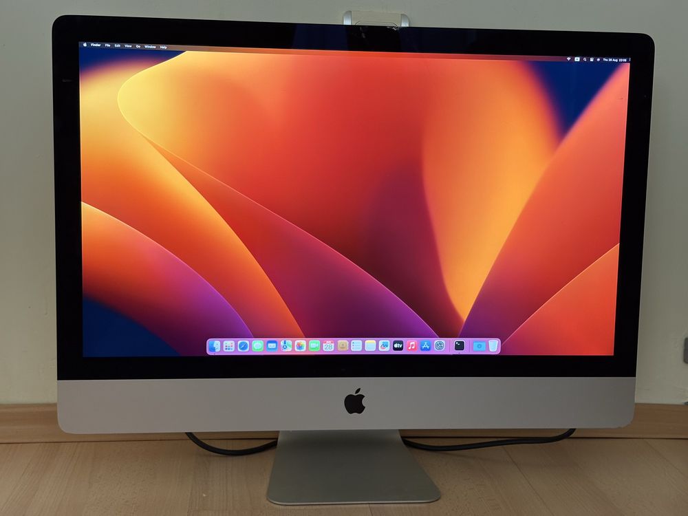 iMac 27" 5K, 2017, I7, 32GB/512GB,  Radeon Pro 580 8GB, спукано стъкло