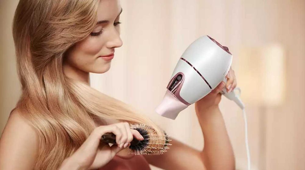 Сешоар Philips Prestige BHD628/00, SenseIQ сензор