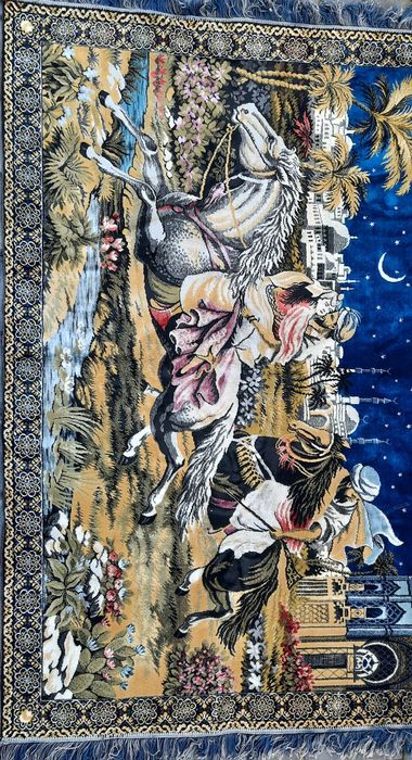 Carpetă RAPIREA DIN SERAI. Carpetă adusă din Israel.