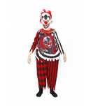 Costum clovn Horror, Halloween, NOU, 5-6 ani, calitate UK