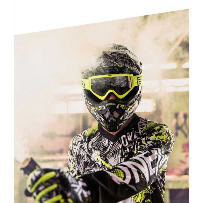 Мотокрос брич O'NEAL ELEMENT Attack Black/HI-VIZ 2020