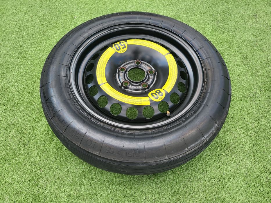 Резервна гума патерица 15 5х100 Ауди А1 , Audi A1 ,згъваема ,VW ,Seat,