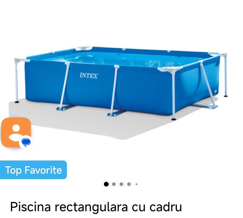 Vand piscina cu cadru metalic