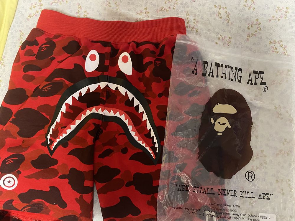 Pantaloni Scurti Bape Shark L