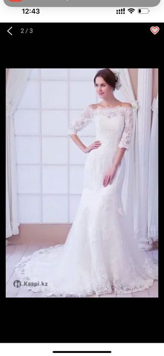 Свадебное платье рыбка