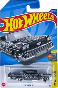 Машинка коллекционная Hot wheels '58 IMPALA Treasure Hunt серия Art ca