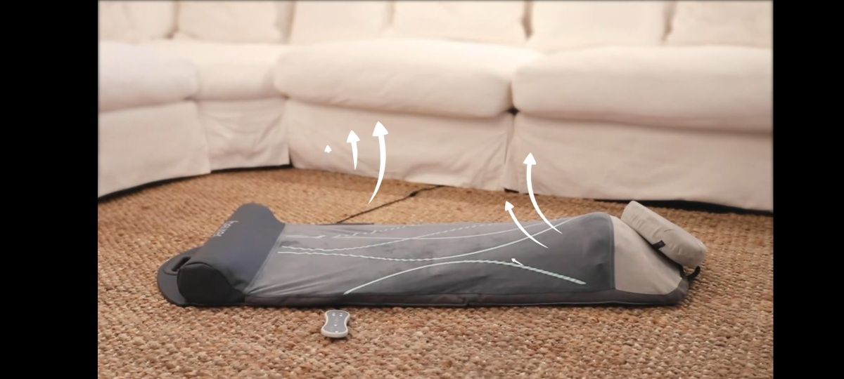 Saltea cu perne de aer pentru stretching si masaj Beurer