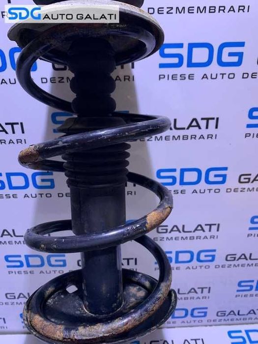 Amortizor Telescop Complet cu Arc si Flansa Dreapta Fata Dacia Logan 2004 - 2011