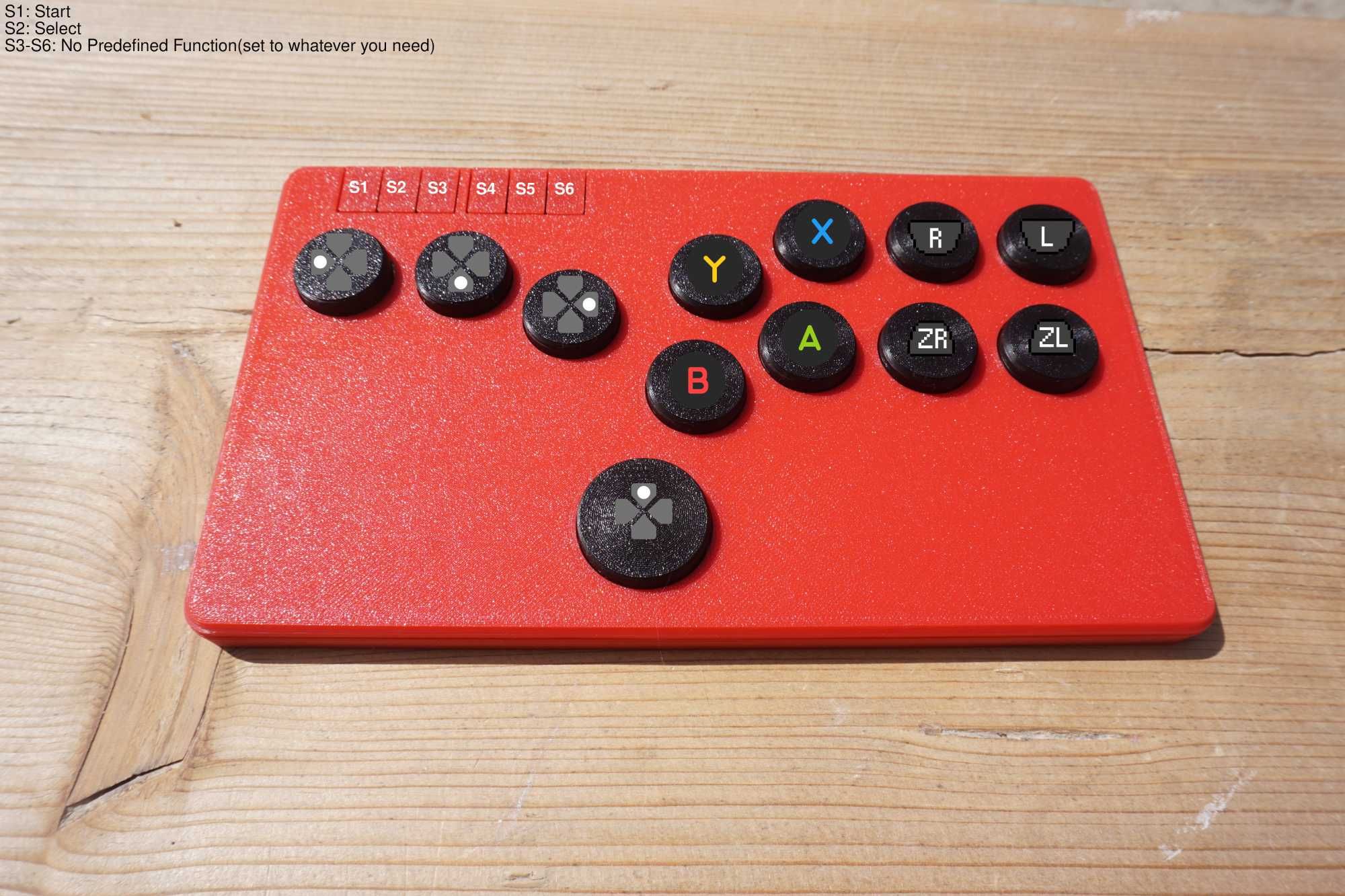 Hitbox style stickless arcade fighting stick controller