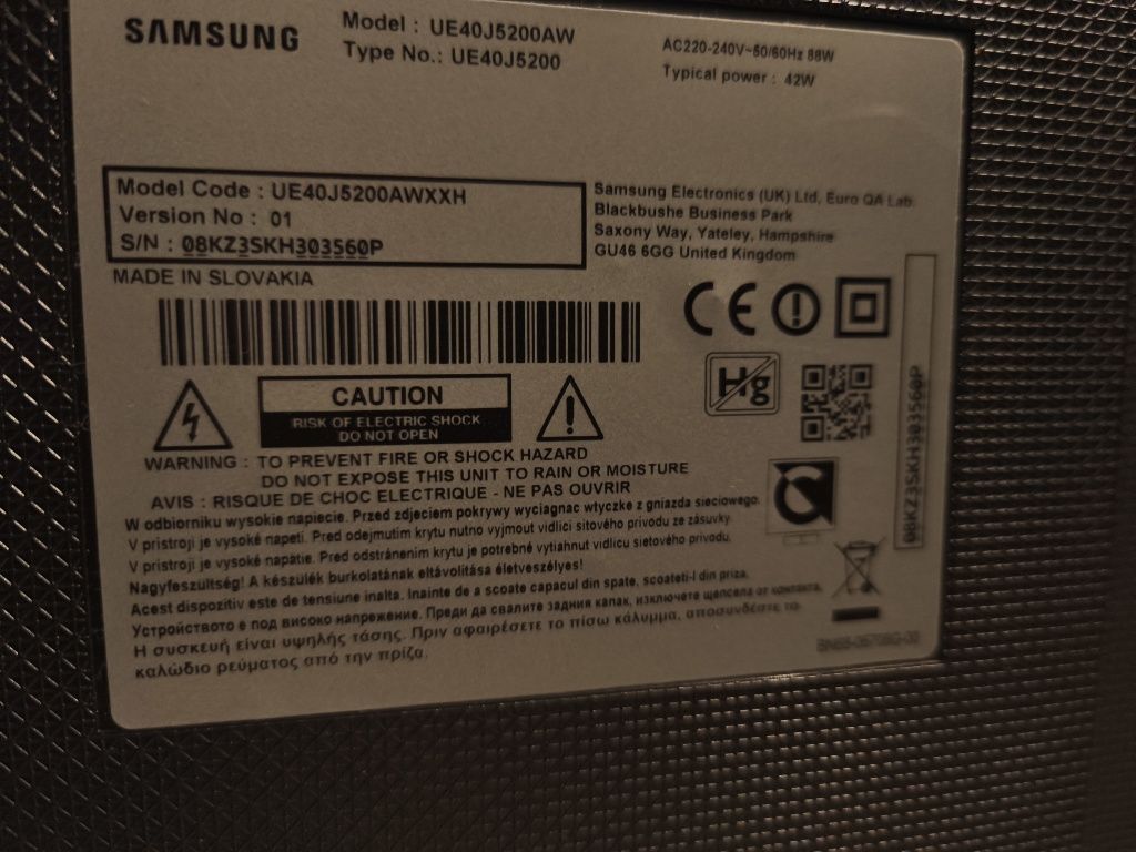 Televizor samsung smart [display spart] 100cm full hd UE40J5200AW