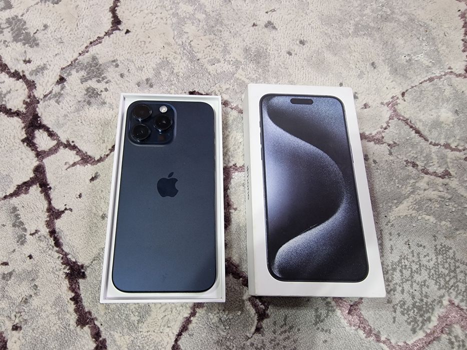 IPHONE 15 PRO 256GB impecabil,  pachet complet neverloked