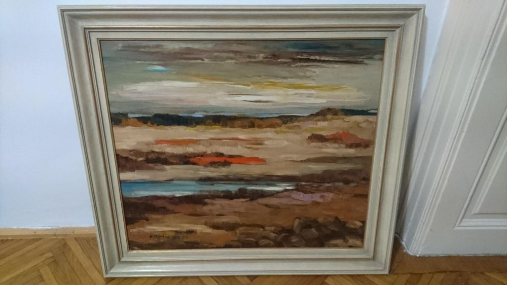 Vand tablou din 1979 semnat H. Bartoschek