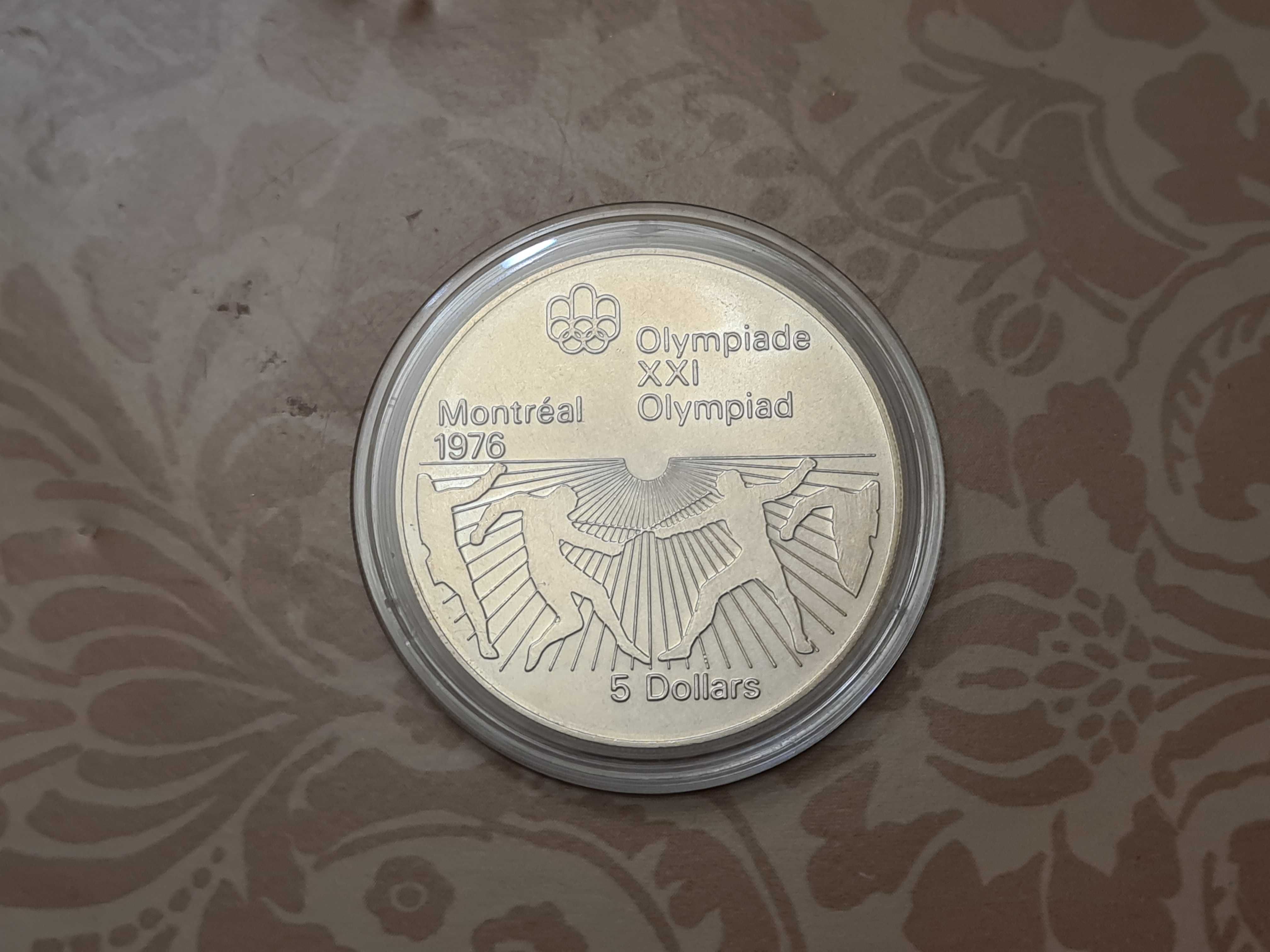 1976 CANADA Elizabeth II Olympics Montreal Proof Silver