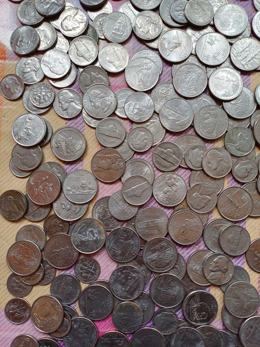 Огромен лот монети САЩ
