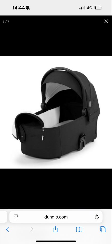 Бебешка количка Kinderkraft NEA 2в1 NEA, Midnight Black
