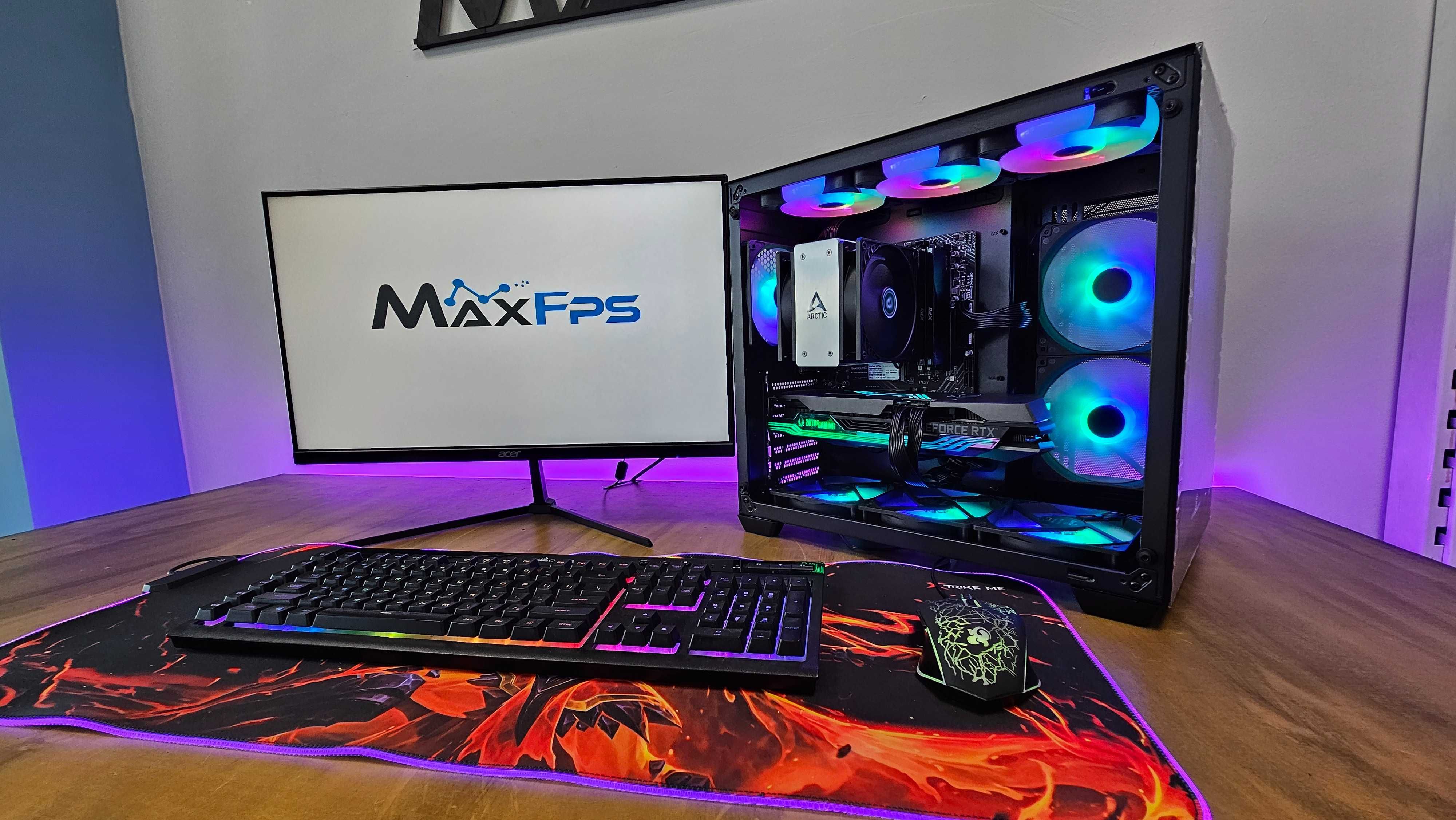 Гаранция! RTX 3080 10GB, 5700X, 32GB RAM Геймърски компютър