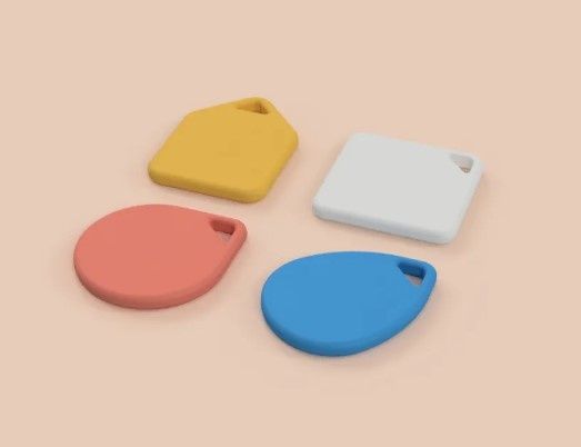 3D принтирани RFID ключодържатели с празен чип 125kHz
