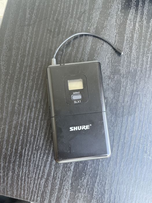 Receiver Shure SLX4 + Transmițător SLX1 (beltpack)