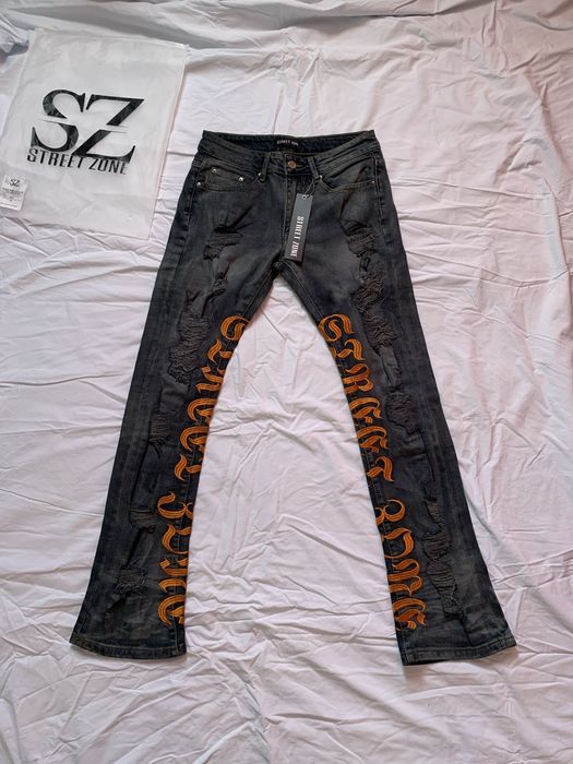 Blugi STREETZONE Black Flared