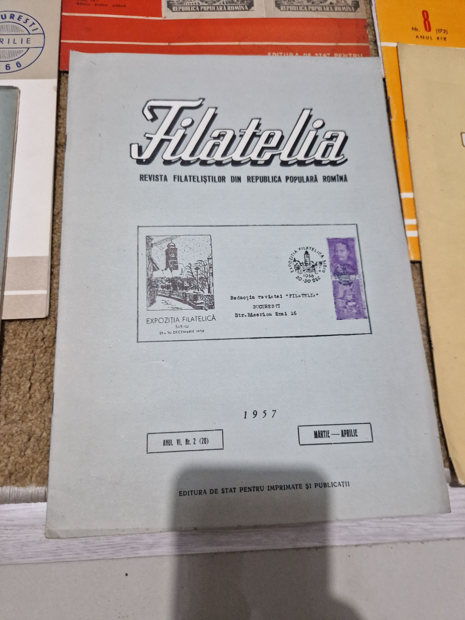 Vand colectie Revista Filatelia intre anii 1956/1973