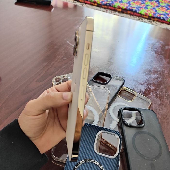 iphone 13 pro max gold ideal holatda