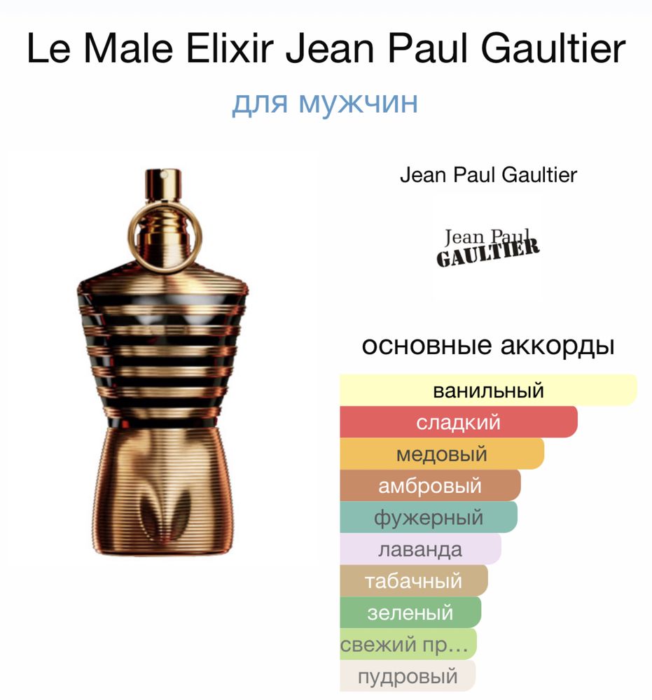 Jean Paul Gaultier Le Male Elixir